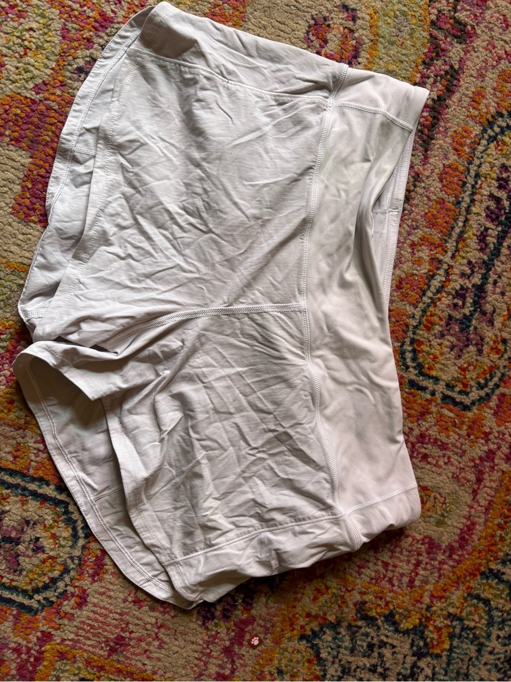 lululemon athletica women’s Light off white Performance Shorts size 10
